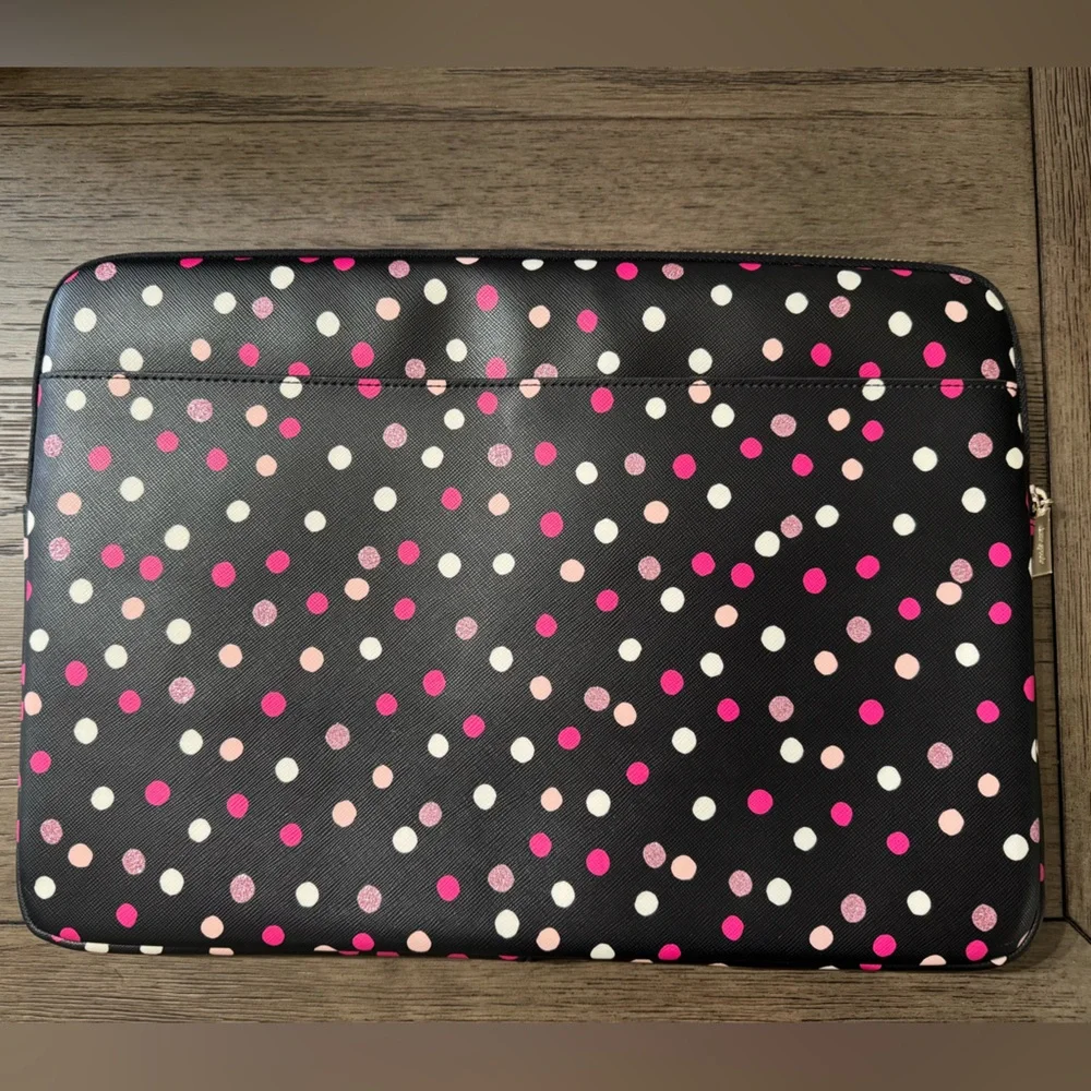 Kate Spade Staci Glimmer Polka Dot Multicolor K9442 Laptop Tablet Sleeve